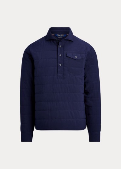 Ralph Lauren Quilted Stretch Pullover Herre Danmark (LWGCI3765)